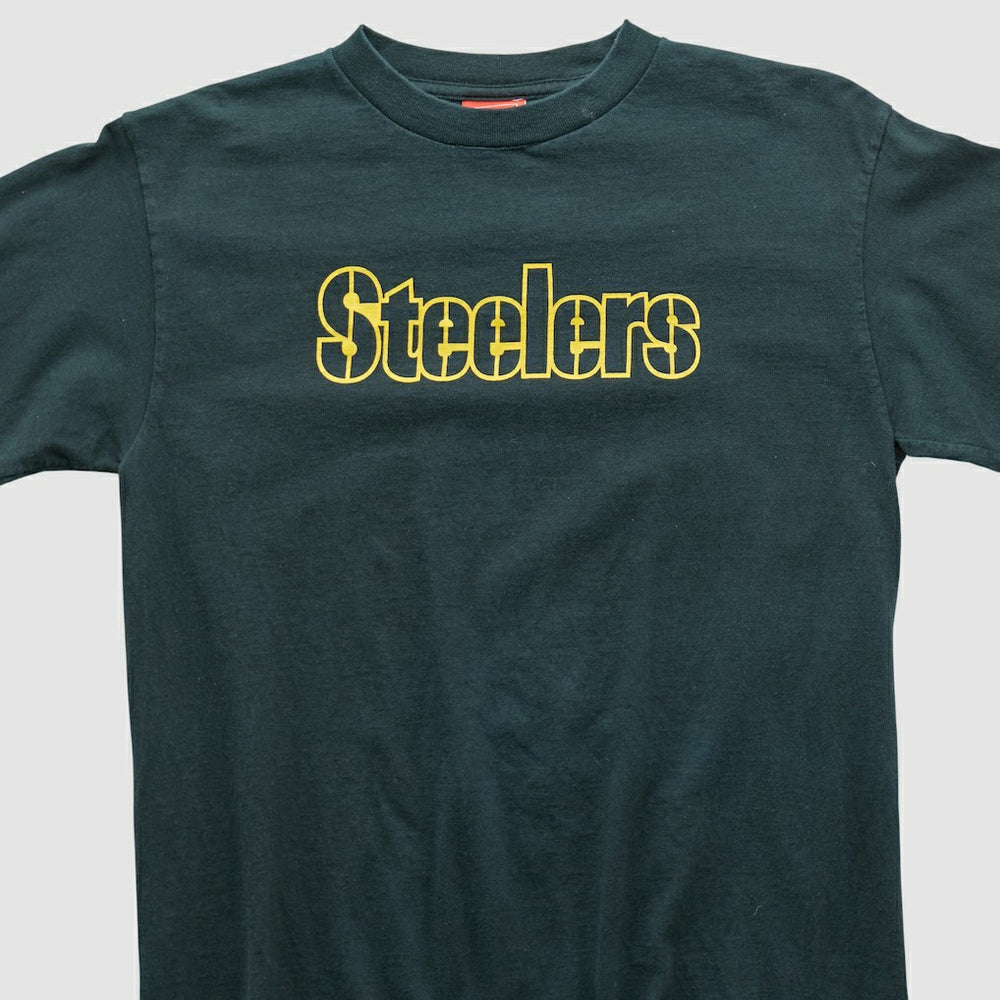 Pittsburgh Steelers NFL 2000s Long Sleeve T-shirt - Black T-shirts