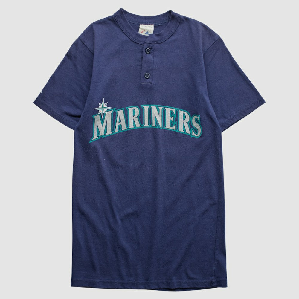 Seattle Mariners Majestic 2000s T-shirt - Navy - Vintage T-shirts