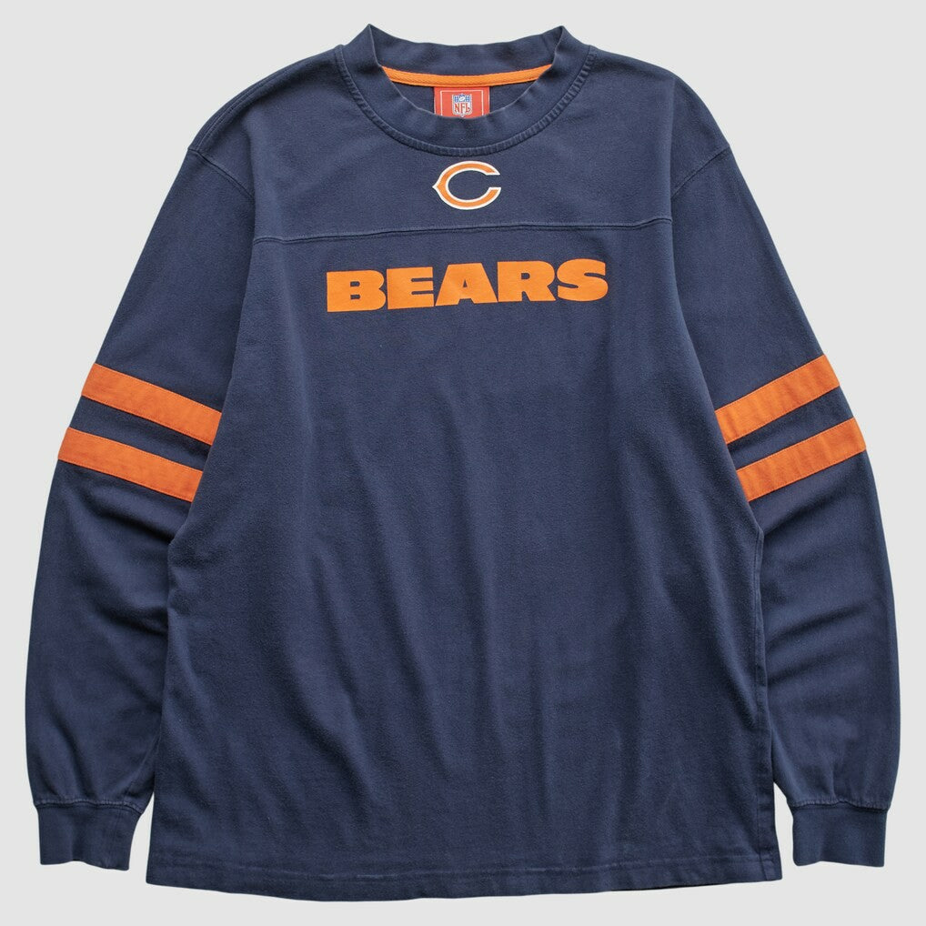 Chicago Bears NFL 2000s Long Sleeve T-shirt - Navy T-shirts