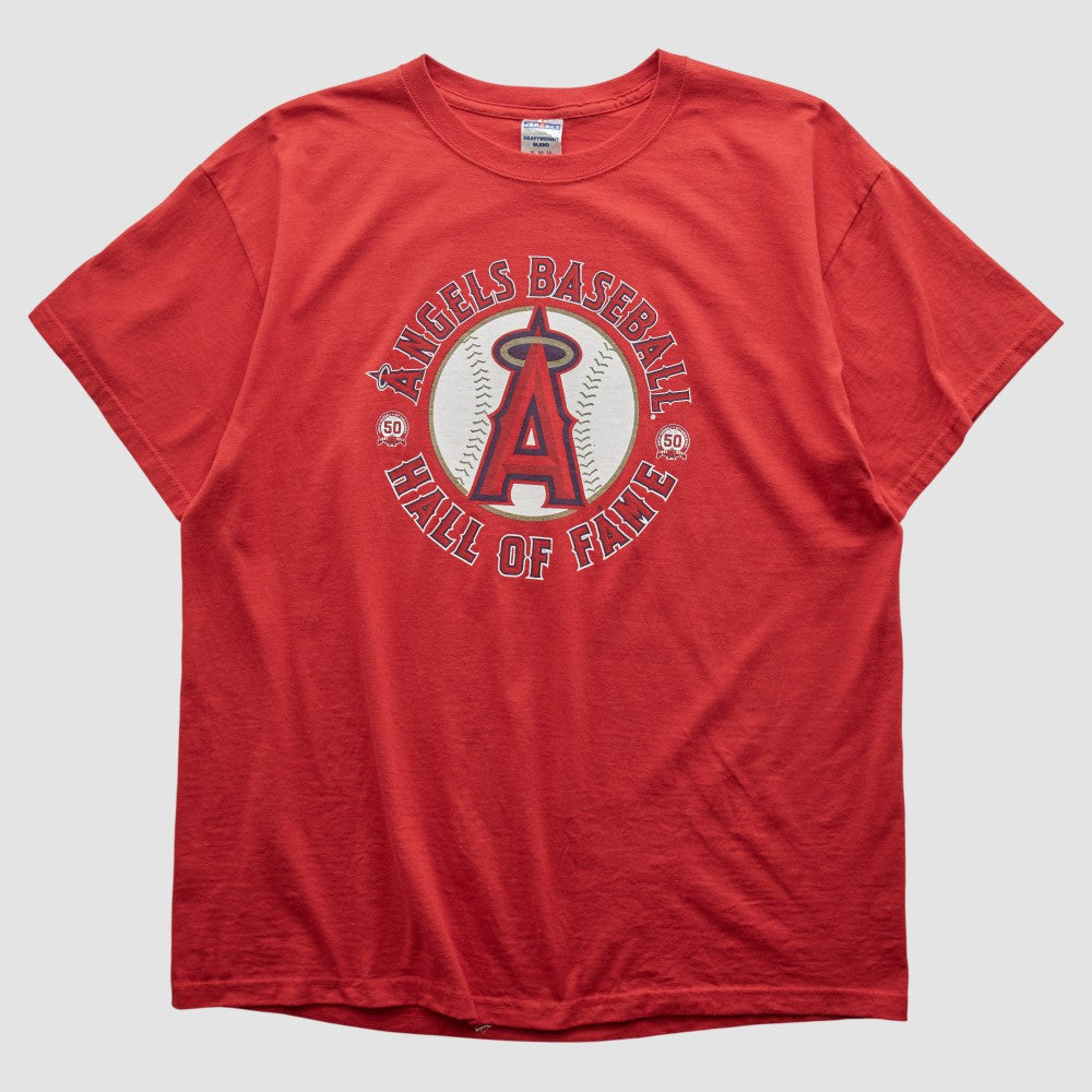 Los Angeles Angels Jerzees 2011 T-shirt - Red - XVintage T-shirts