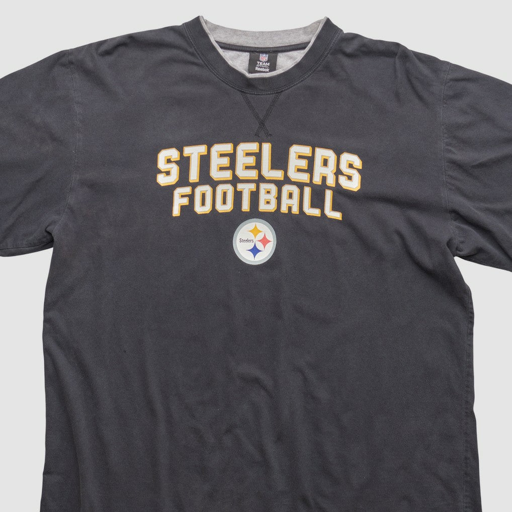 Pittsburgh Steelers Reebok 2010s Long Sleeve T-shirt - Black T-shirts