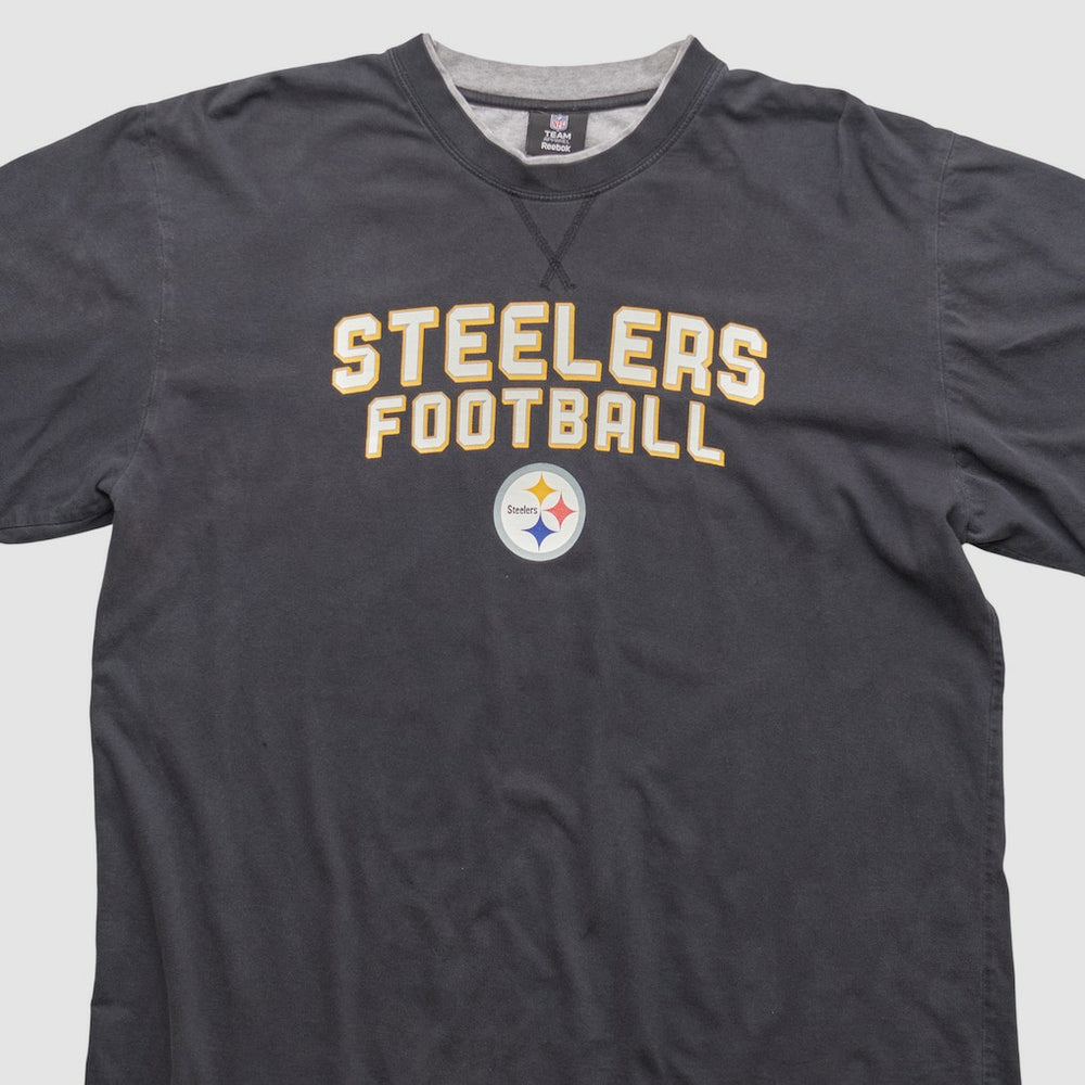 Pittsburgh Steelers Reebok 2010s Long Sleeve T-shirt - Black T-shirts