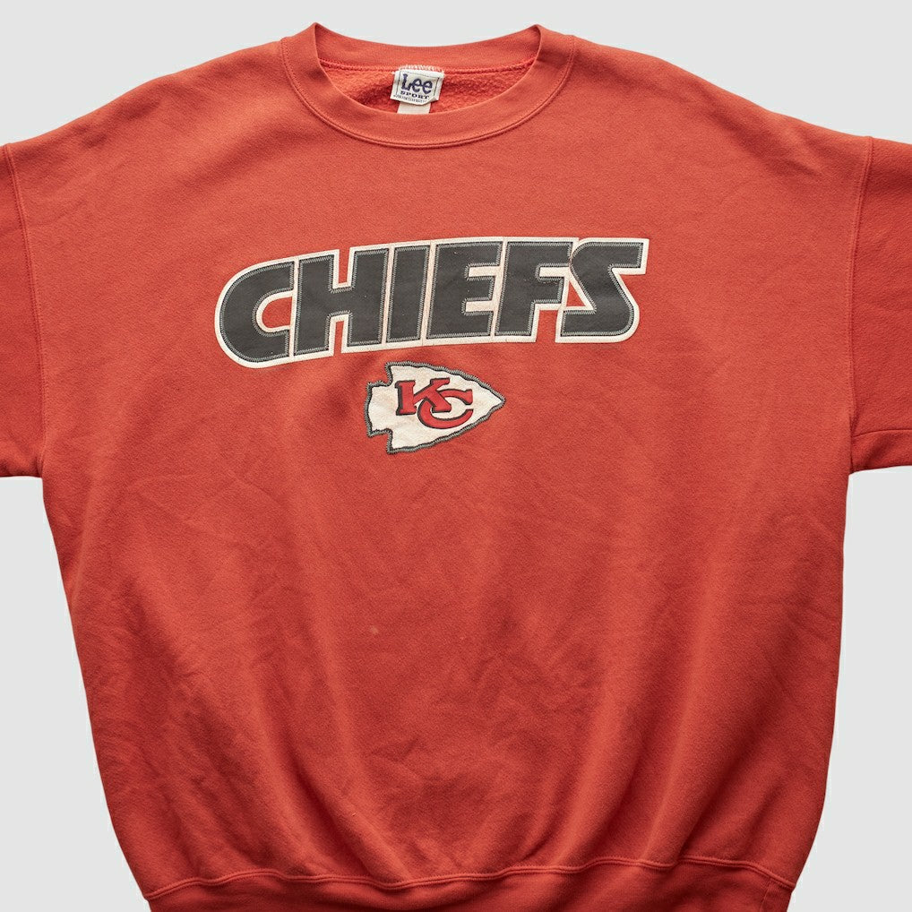 Kansas City Chiefs Lee Sport 2000s Pullover Sweatshirt - Red Pullover