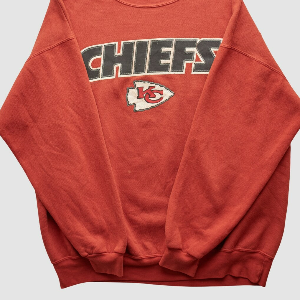 Kansas City Chiefs Lee Sport 2000s Pullover Sweatshirt - Red Pullover