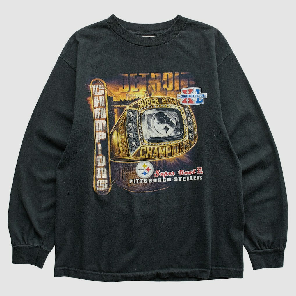 Pittsburgh Steelers Alstyle 2006 Long Sleeve T-shirt - Black T-shirts