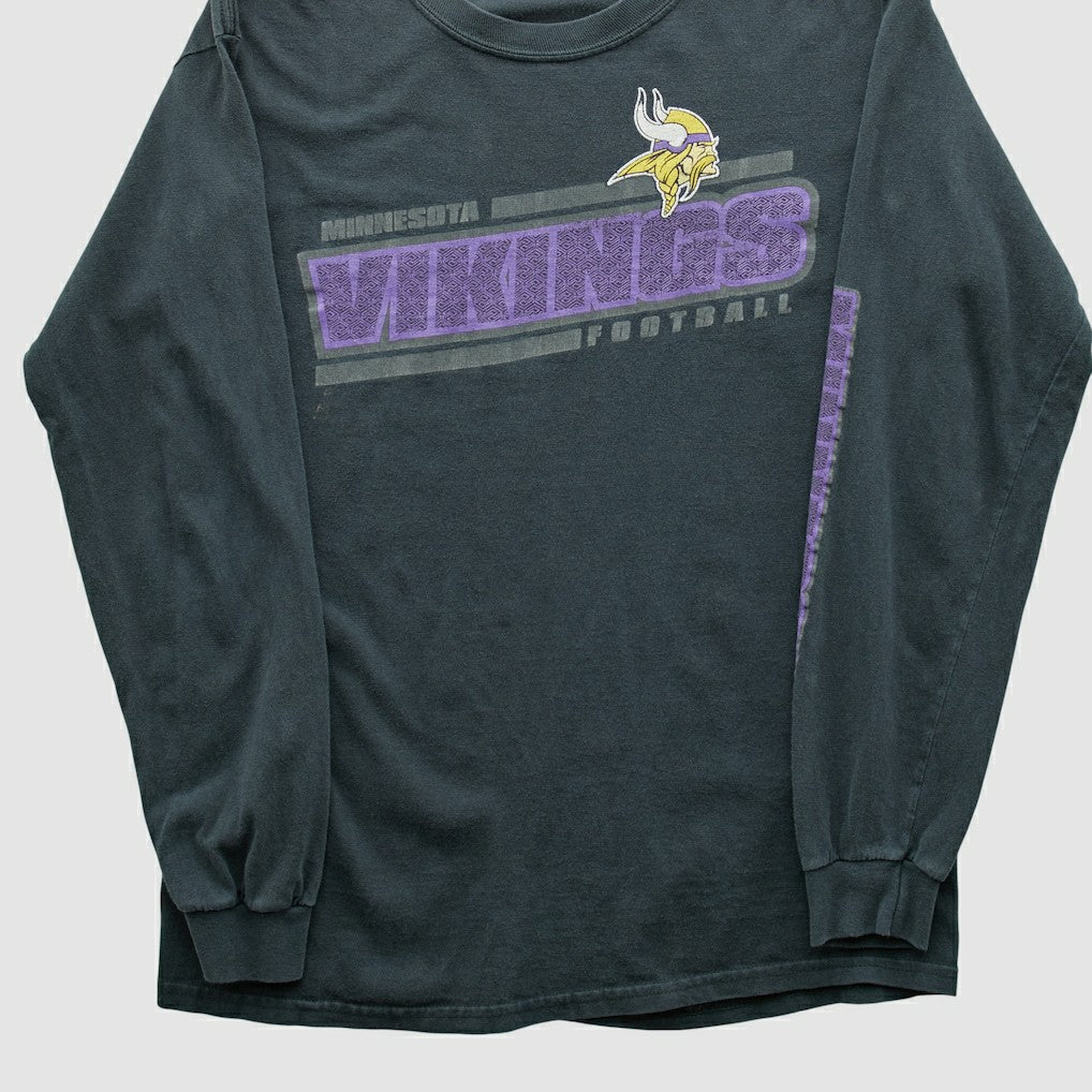 Minnesota Vikings NFL 2010s Long Sleeve T-shirt - Charcoal T-shirts