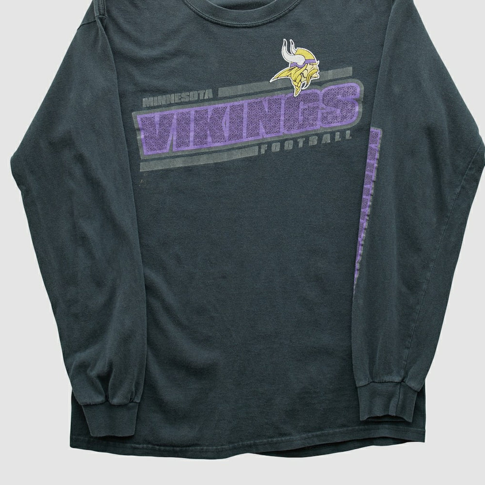 Minnesota Vikings NFL 2010s Long Sleeve T-shirt - Charcoal T-shirts