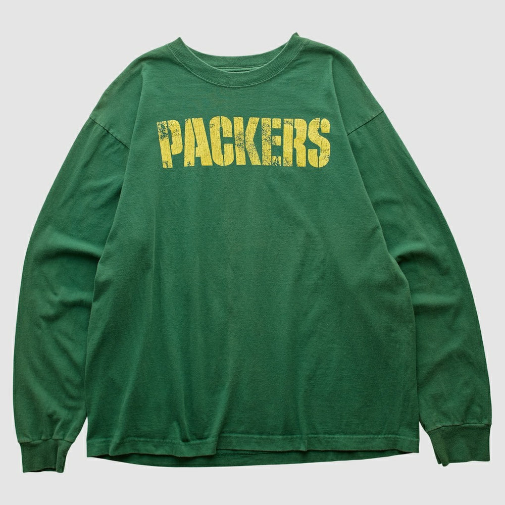 Green Bay Packers Reebok 2000s Long Sleeve T-shirt - Green T-shirts