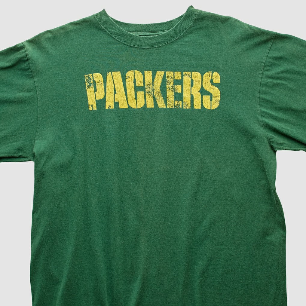 Green Bay Packers Reebok 2000s Long Sleeve T-shirt - Green T-shirts