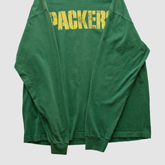 Green Bay Packers Reebok 2000s Long Sleeve T-shirt - Green T-shirts