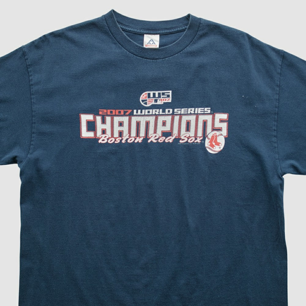 Boston Red Sox Alstyle 2007 T-shirt - Navy - XVintage T-shirts