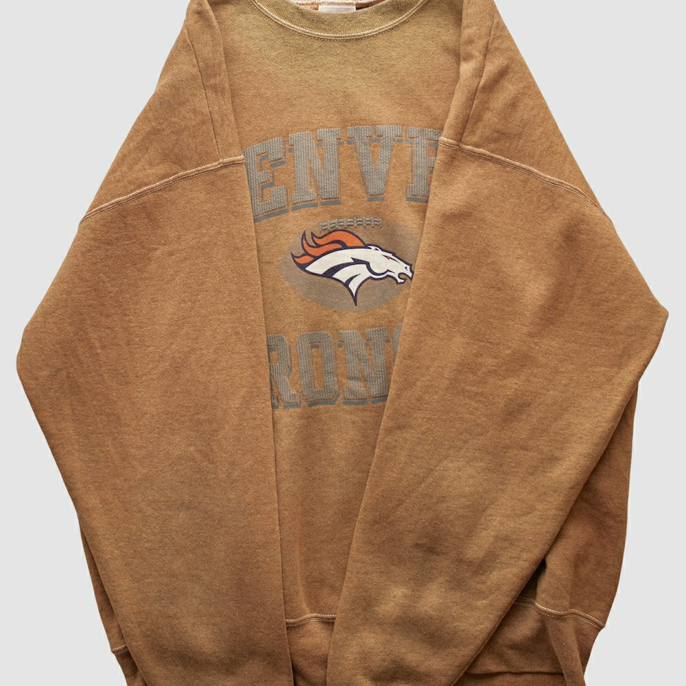 Denver Broncos Pro Player 90s Pullover Sweatshirt - Tan Pullover