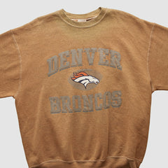 Denver Broncos Pro Player 90s Pullover Sweatshirt - Tan Pullover