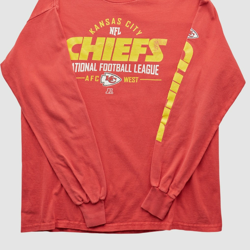 Kansas City Chiefs NFL 2010s Long Sleeve T-shirt - Red T-shirts