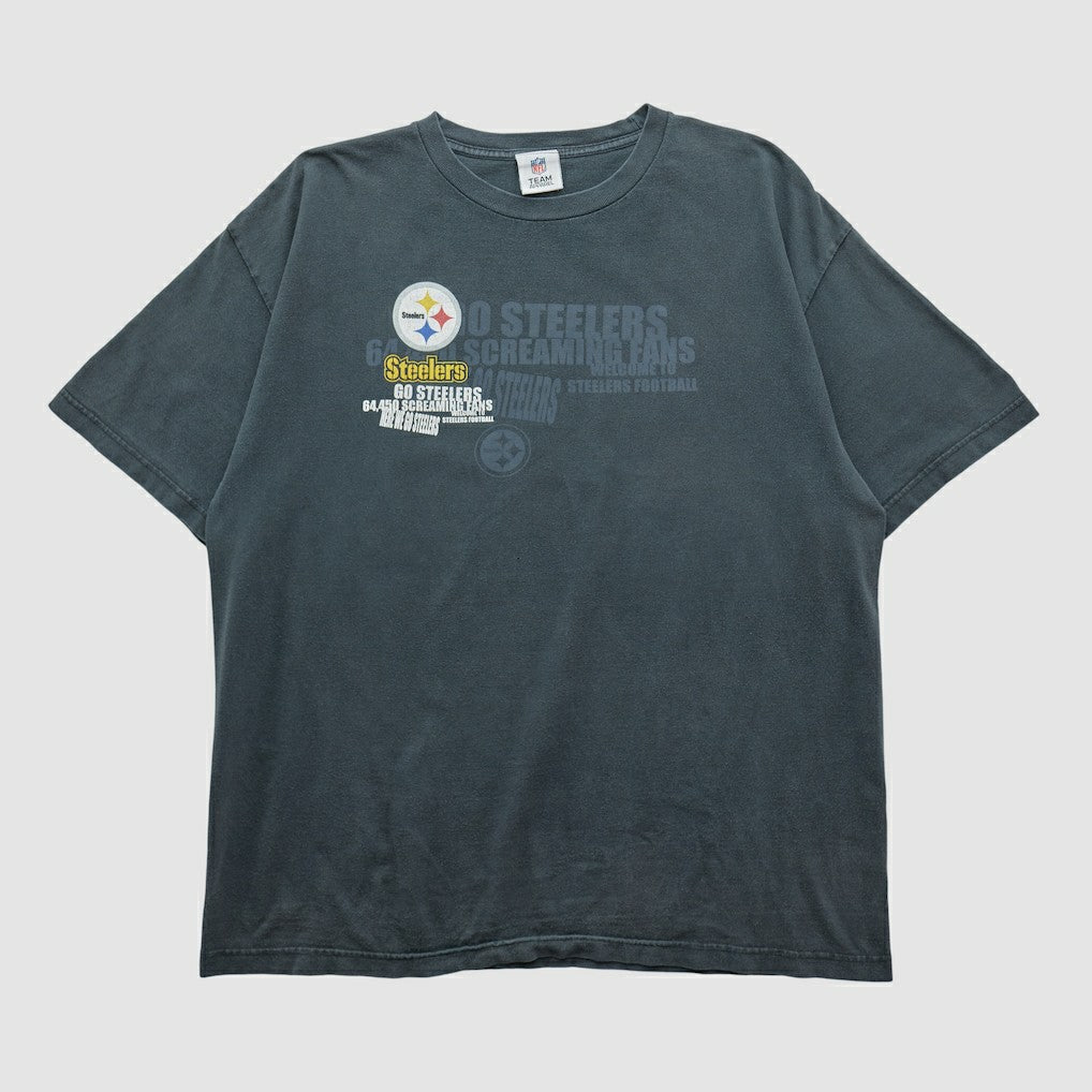 Pittsburgh Steelers NFL 2010s T-shirt - Charcoal T-shirts