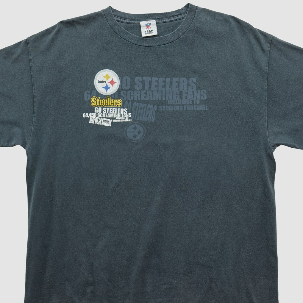 Pittsburgh Steelers NFL 2010s T-shirt - Charcoal T-shirts