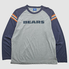 Chicago Bears NFL 2000s Long Sleeve T-shirt - Heather Gray T-shirts