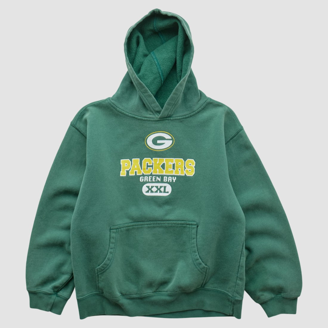 Green Bay Packers NFL 2000s Hooded Sweatshirt - Green Sweatshirts