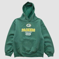 Green Bay Packers NFL 2000s Hooded Sweatshirt - Green Sweatshirts