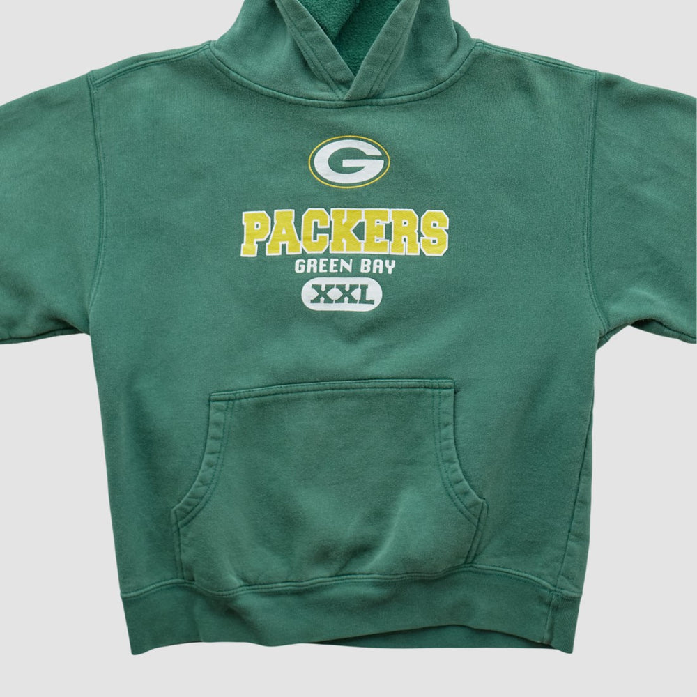 Green Bay Packers NFL 2000s Hooded Sweatshirt - Green Sweatshirts
