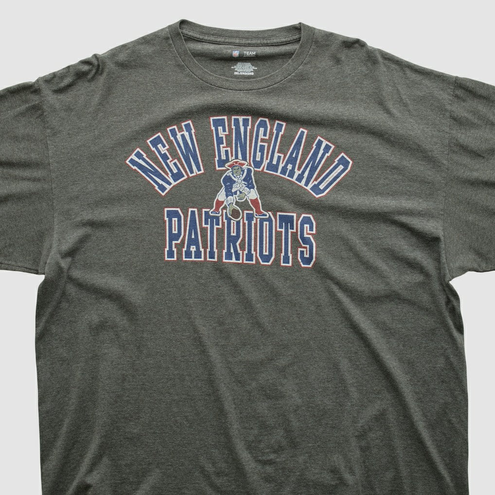 New England Patriots NFL 2010s Long Sleeve T-shirt - Dark Heather Gray T-shirts