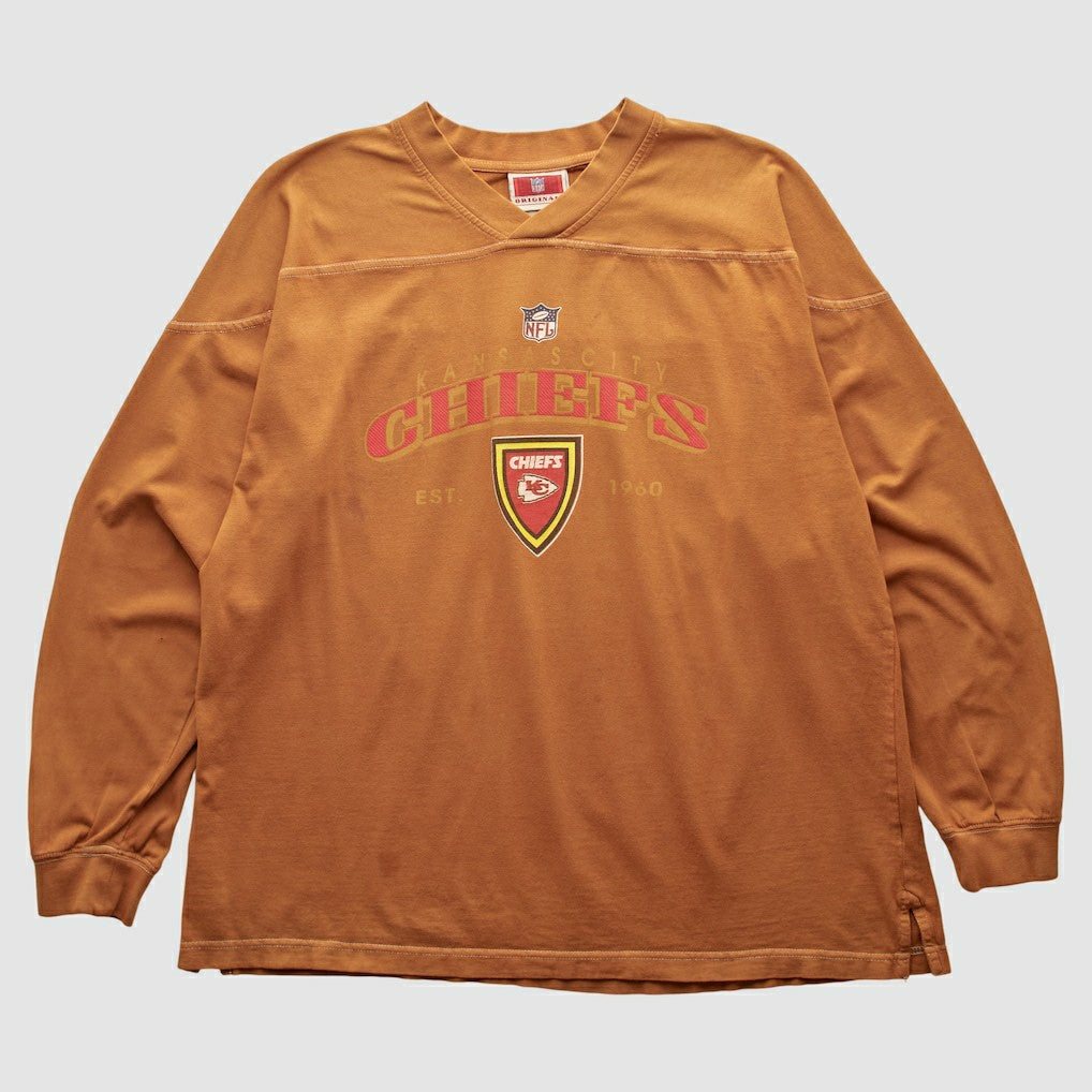 Kansas City Chiefs NFL 2000s Pullover Sweatshirt - Brown Pullover