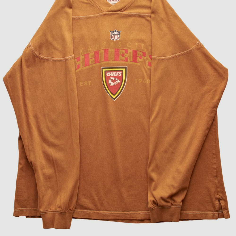 Kansas City Chiefs NFL 2000s Pullover Sweatshirt - Brown Pullover