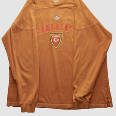 Kansas City Chiefs NFL 2000s Pullover Sweatshirt - Brown Pullover