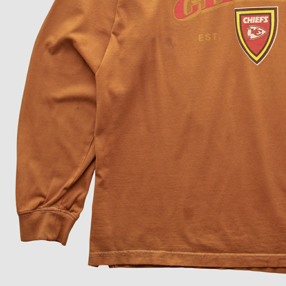 Kansas City Chiefs NFL 2000s Pullover Sweatshirt - Brown Pullover