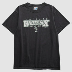 Chicago White Sox Majestic 2007 T-shirt - Black - Vintage T-shirts