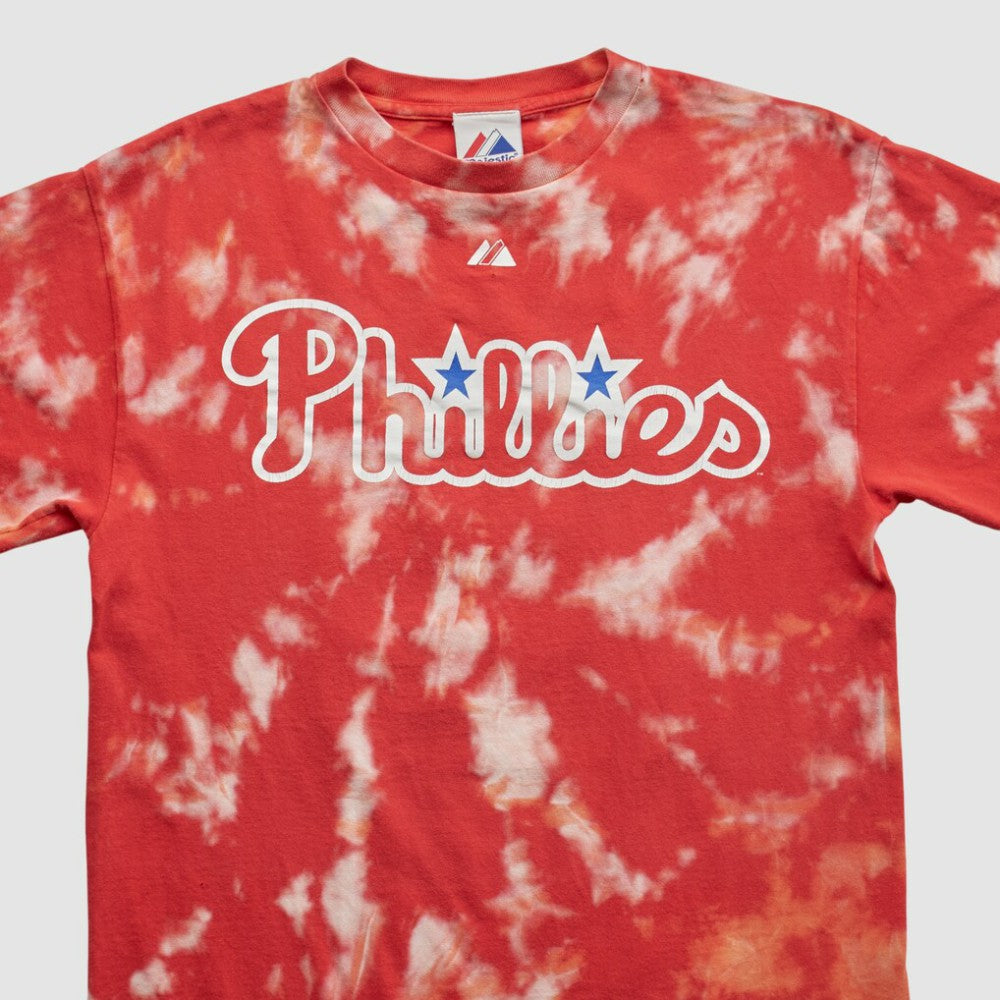 Philadelphia Phillies Majestic 2008 T-shirt - Red - Vintage T-shirts