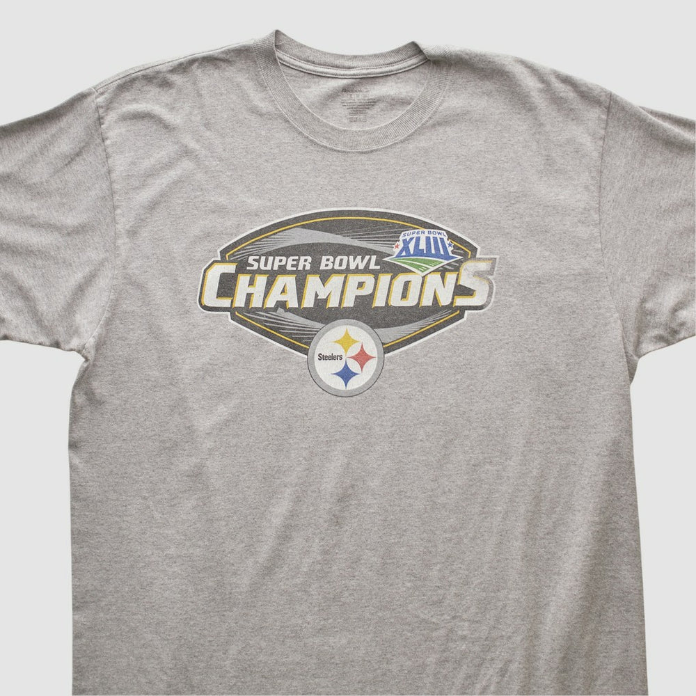 Pittsburgh Steelers Reebok 2009 T-shirt - Heather Gray T-shirts