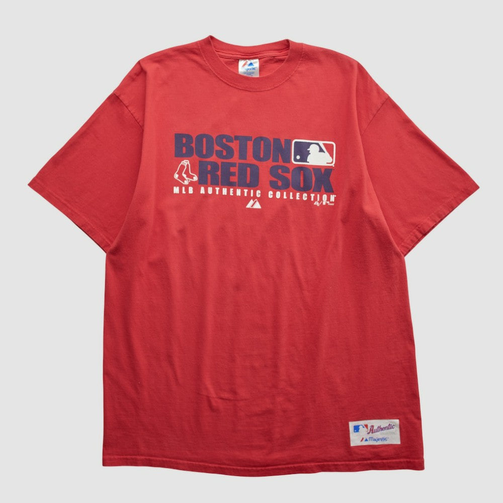 Boston Red Sox Majestic 2007 T-shirt - Red - 2XVintage T-shirts