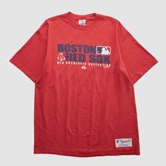 Boston Red Sox Majestic 2007 T-shirt - Red - 2XVintage T-shirts