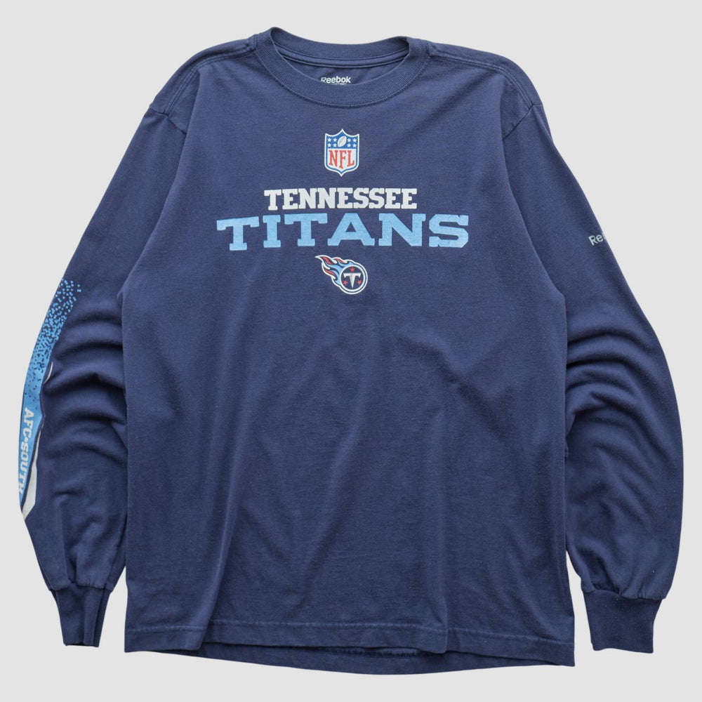 Tennessee Titans Reebok 2000s Long Sleeve T-shirt - Navy T-shirts