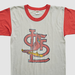 St. Louis Cardinals Trench 90s T-shirt - White - Vintage T-shirts