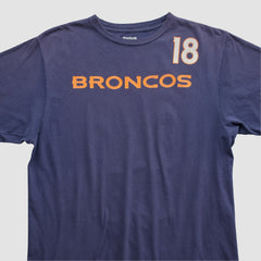 Denver Broncos Reebok 2010s T-shirt - Navy T-shirts