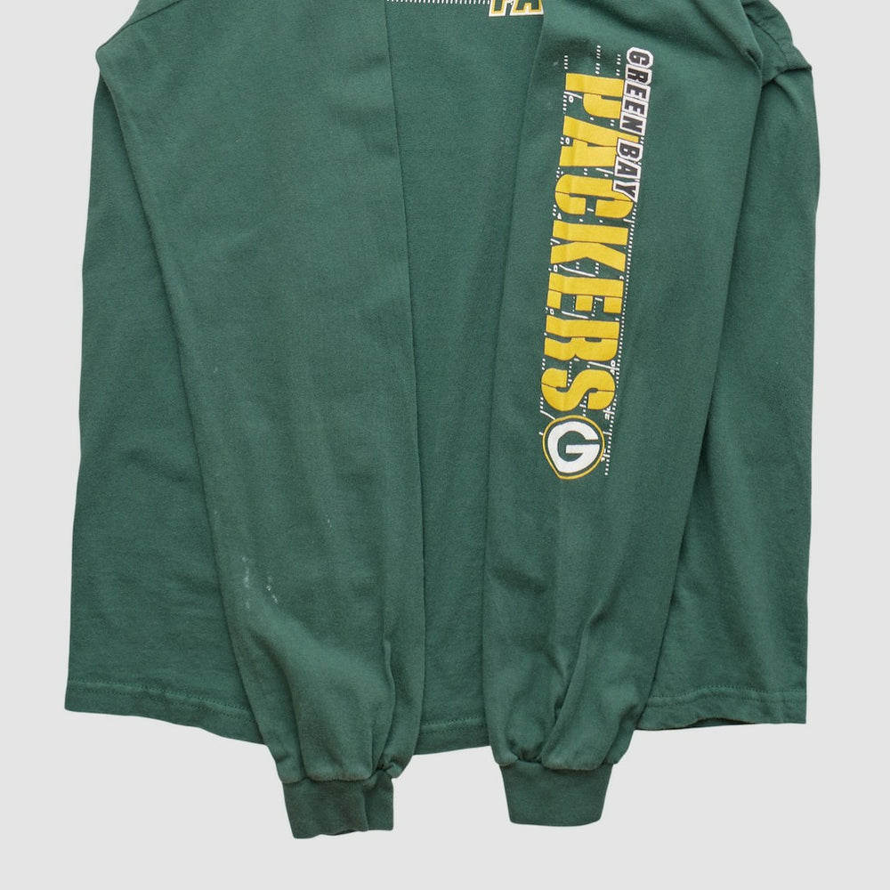 Green Bay Packers NFL 2000s Long Sleeve T-shirt - Green T-shirts