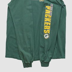 Green Bay Packers NFL 2000s Long Sleeve T-shirt - Green T-shirts