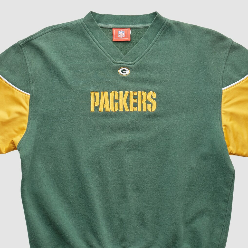 Green Bay Packers NFL 2000s Pullover Sweatshirt - Green Pullover