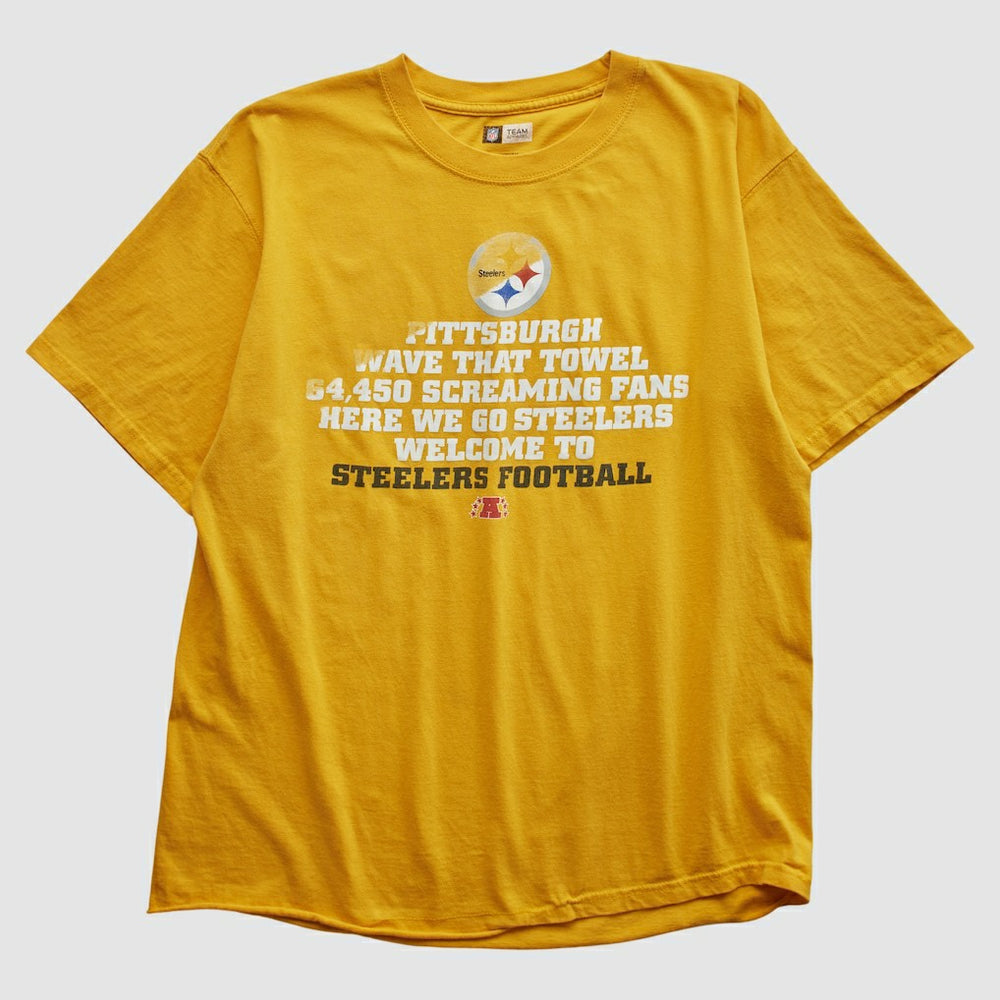 Pittsburgh Steelers NFL 2010s T-shirt - Yellow T-shirts