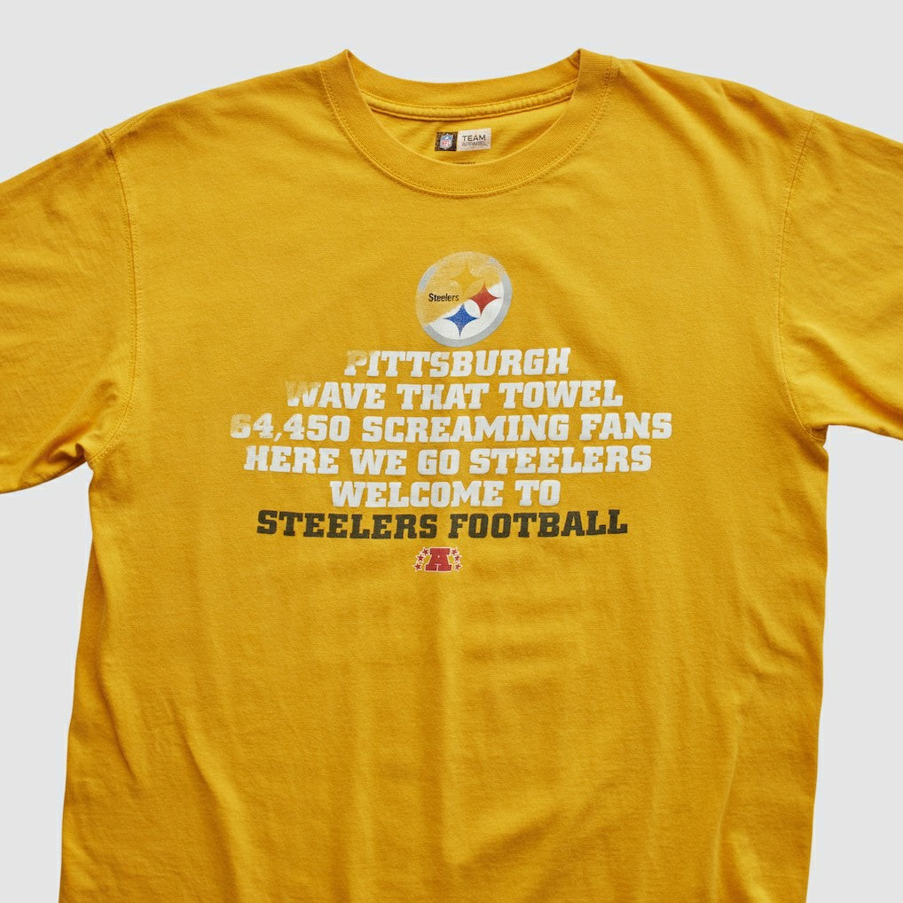 Pittsburgh Steelers NFL 2010s T-shirt - Yellow T-shirts