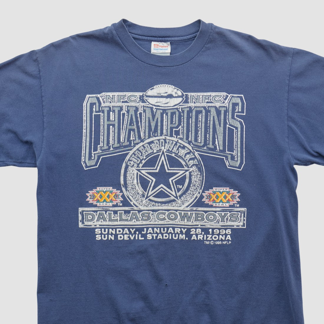 Dallas Cowboys Hanes 1996 T-shirt - Navy T-shirts