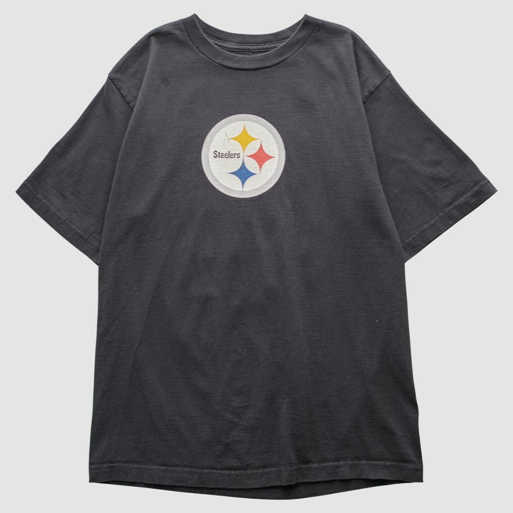 Pittsburgh Steelers Reebok 2000s T-shirt - Charcoal T-shirts