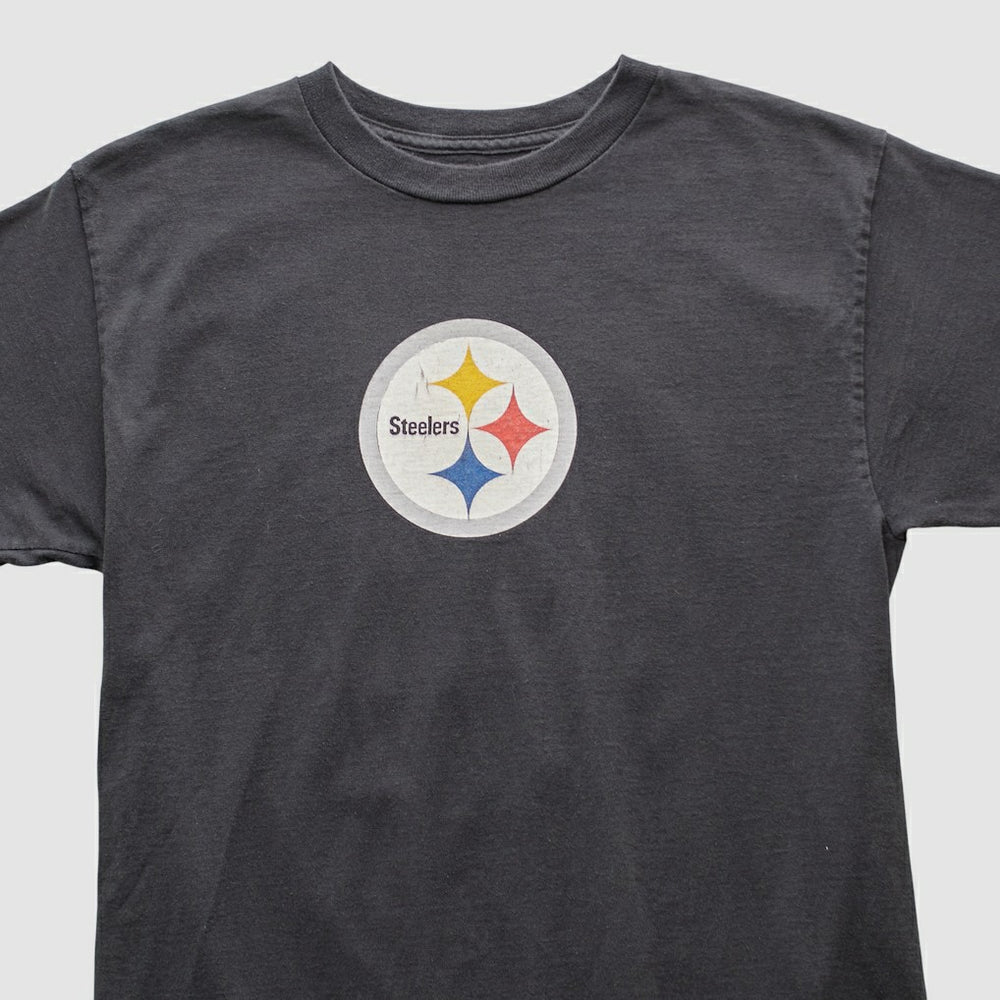 Pittsburgh Steelers Reebok 2000s T-shirt - Charcoal T-shirts