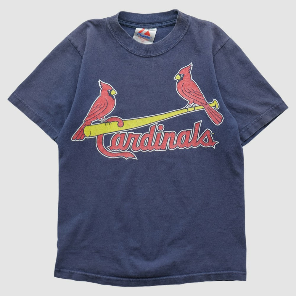 St. Louis Cardinals Majestic 2000s T-shirt - Navy - XXVintage T-shirts