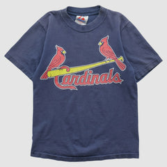 St. Louis Cardinals Majestic 2000s T-shirt - Navy - XXVintage T-shirts