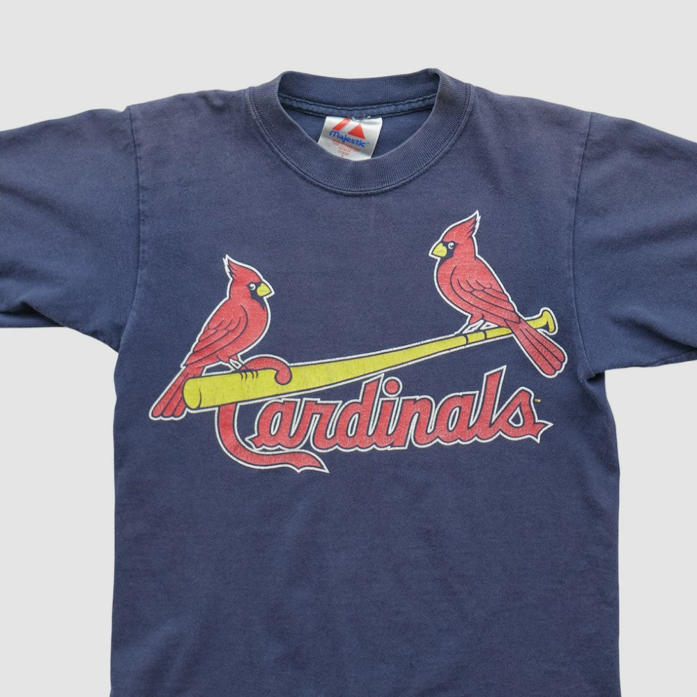St. Louis Cardinals Majestic 2000s T-shirt - Navy - XXVintage T-shirts