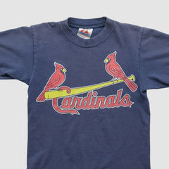 St. Louis Cardinals Majestic 2000s T-shirt - Navy - XXVintage T-shirts