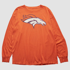Denver Broncos NFL 2000s Long Sleeve T-shirt - Orange T-shirts
